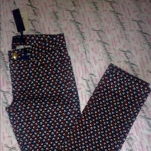 Juicy Couture Girls Regal Geo Print Skinny Jean 12